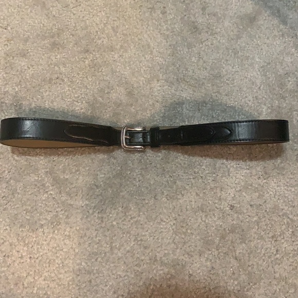 Pair of Black Western Belts - Faux Leather - Picture 7 of 10